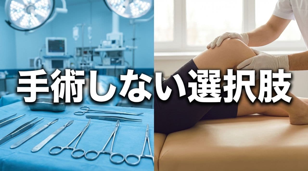 半月板損傷の保存療法——手術しない選択肢が見直されている理由