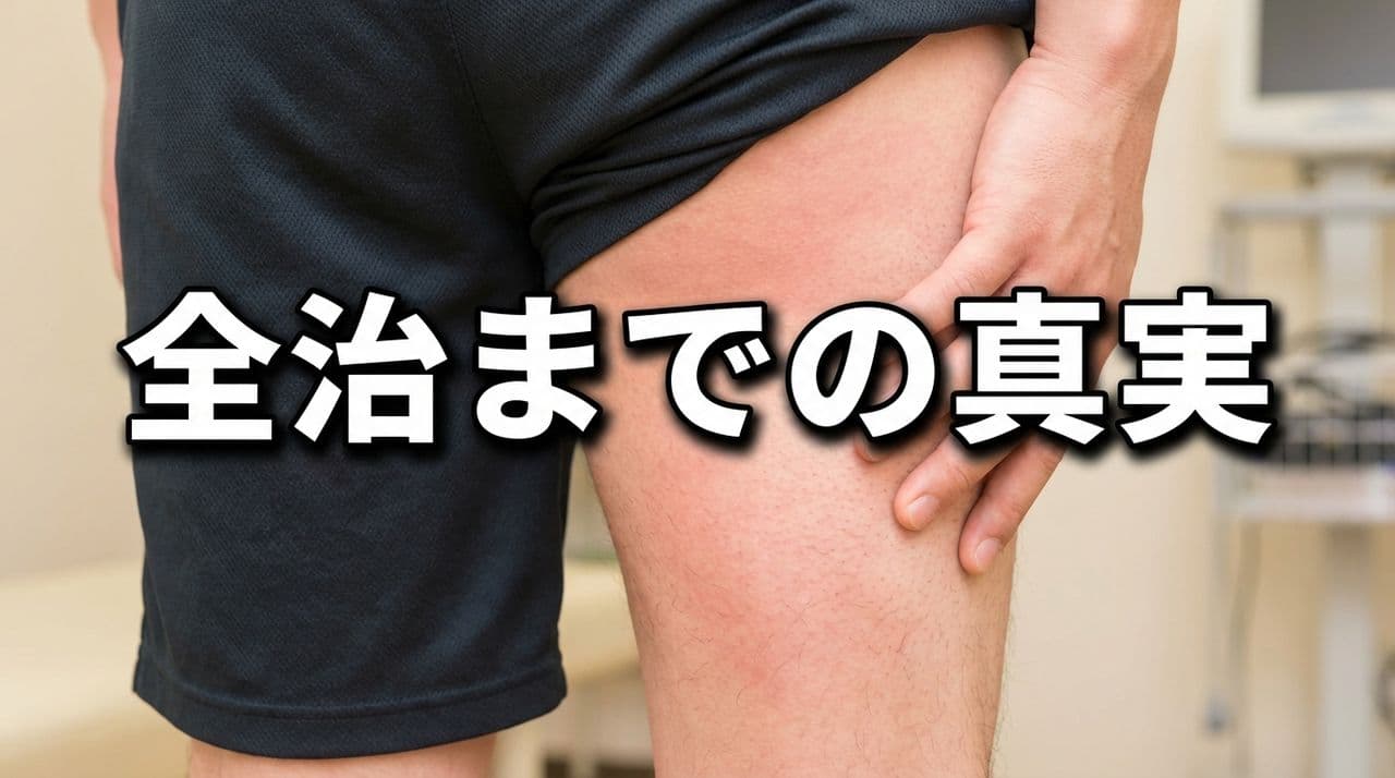 肉離れの全治期間——軽症・中等症・重症別のリアルな回復日数