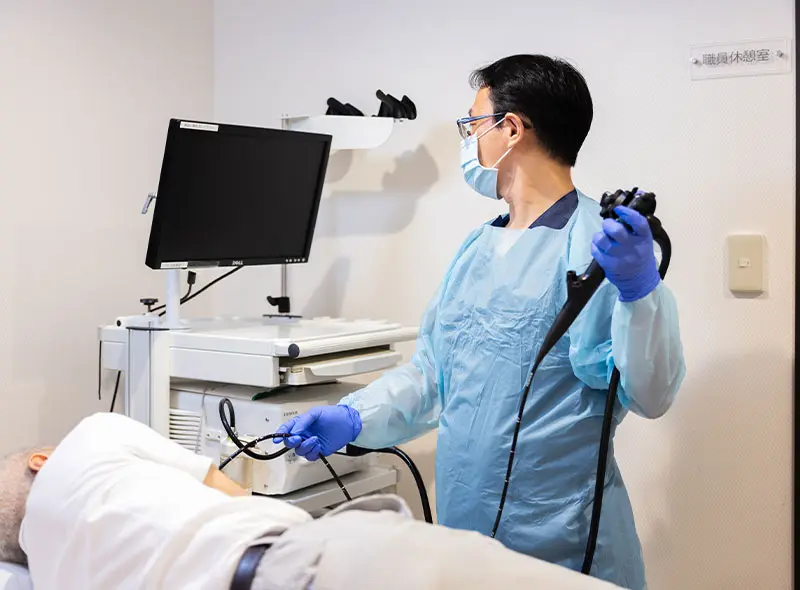 内視鏡検査の様子