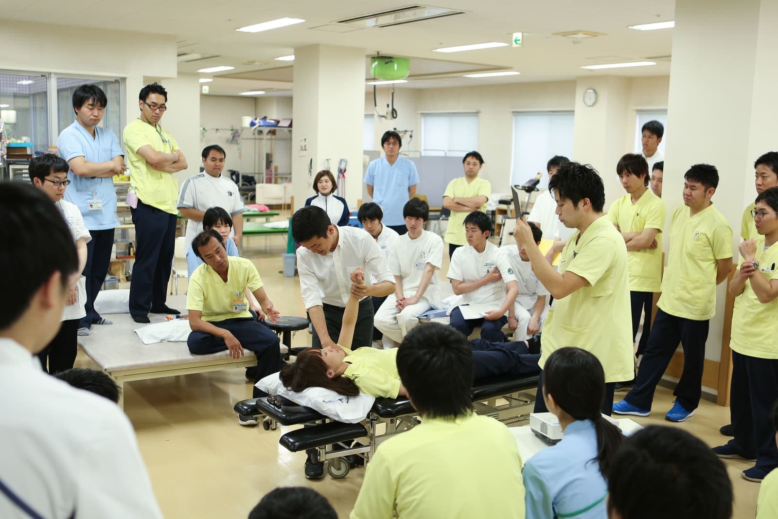野田病院での院内研修 — クリニック導入時の技術指導